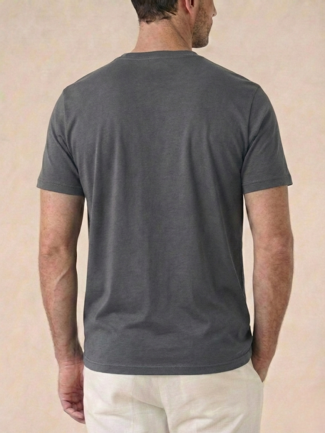 Men’s Premium Egyptian Cotton T-Shirt Soft Crew Neck Basic