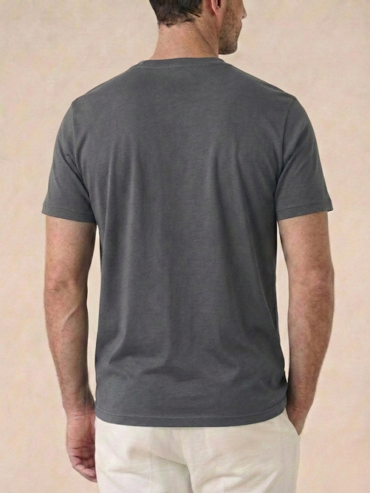 Men’s Premium Egyptian Cotton T-Shirt Soft Crew Neck Basic