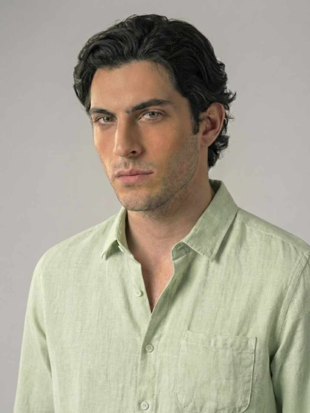 Linen Shirt Men’s Timeless Comfort Slim Fit Summer Top