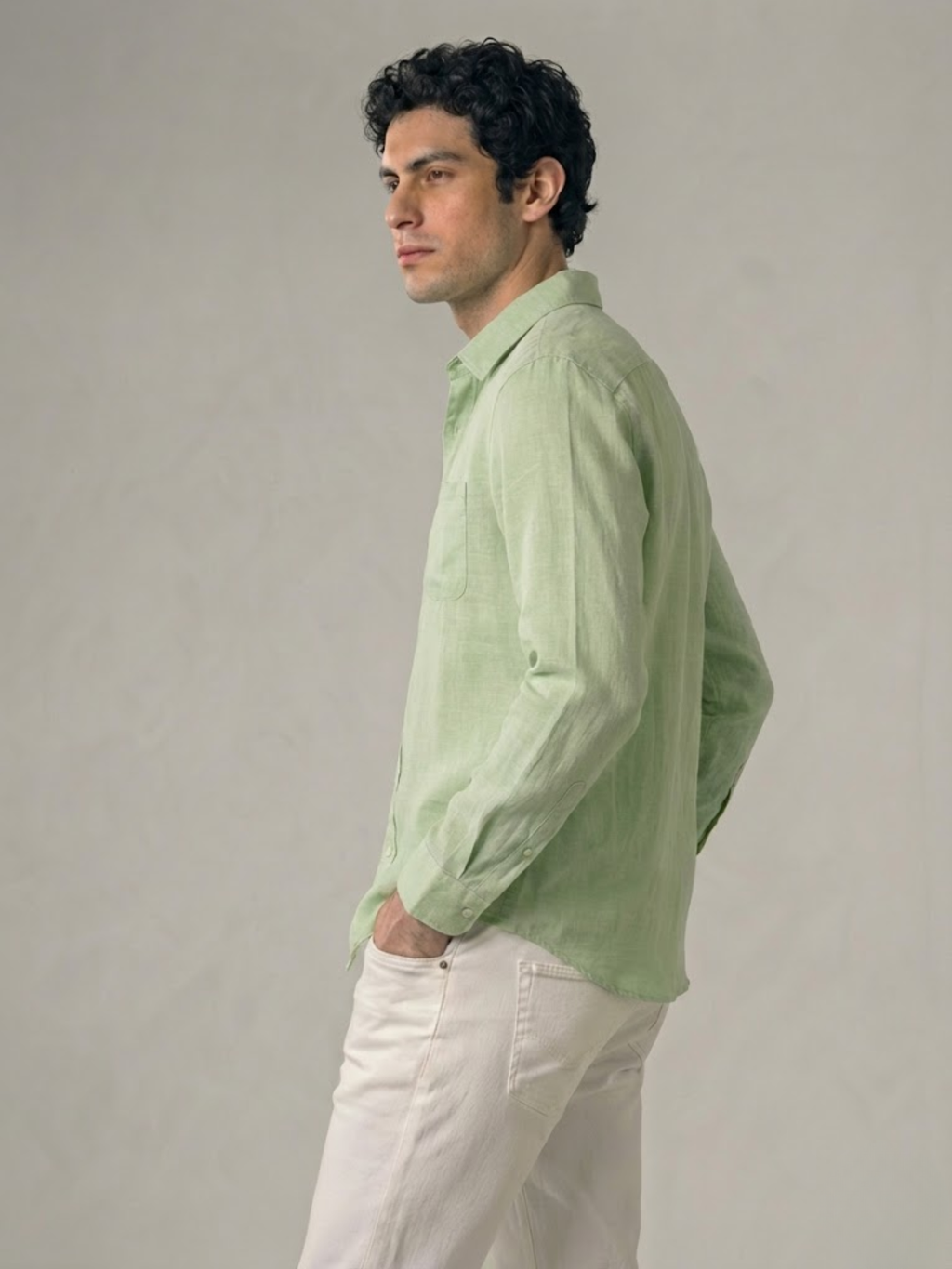 Linen Shirt Men’s Timeless Comfort Slim Fit Summer Top