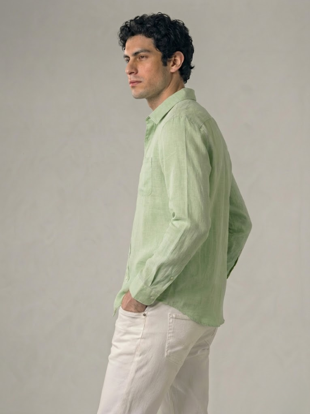 Linen Shirt Men’s Timeless Comfort Slim Fit Summer Top