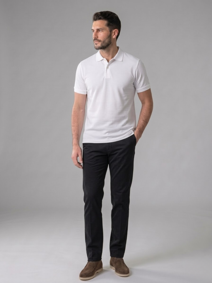 Men’s Polo Shirt Summer Casual Classic Fit