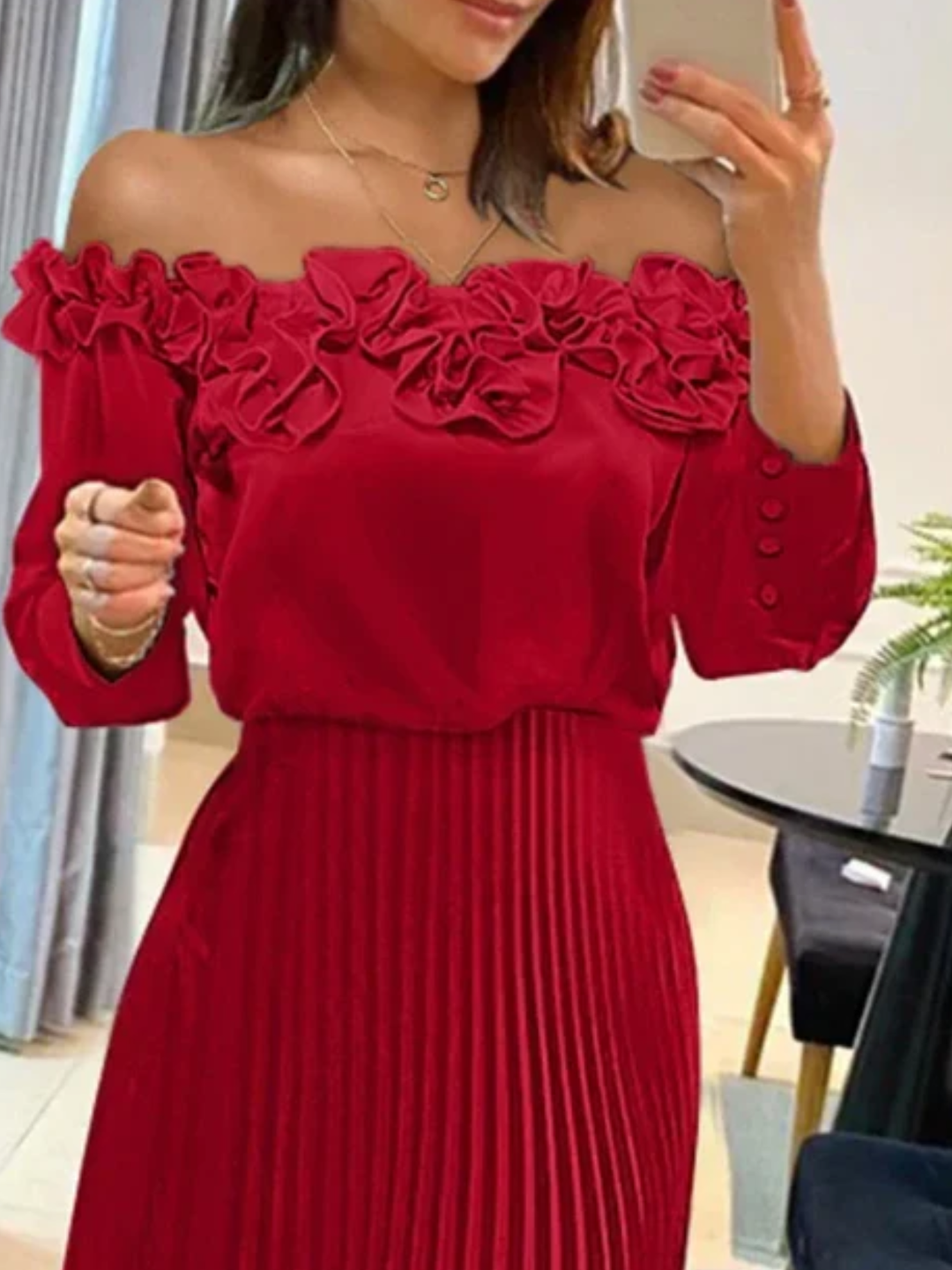 Maxi Dress Flattering Evening Dress for Resort and Travel