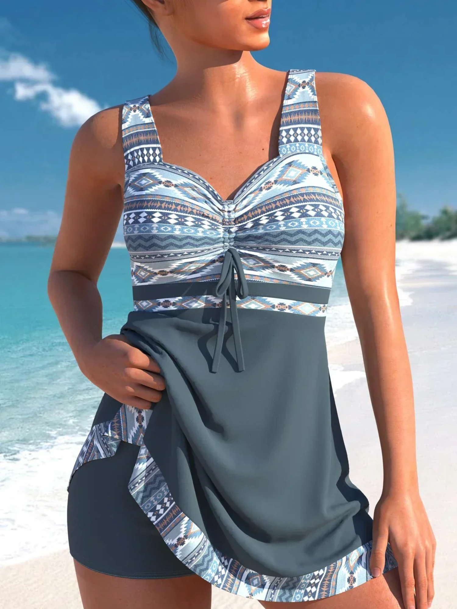 Women's Quick-Dry Swimwear One-Piece for Beach & Pool