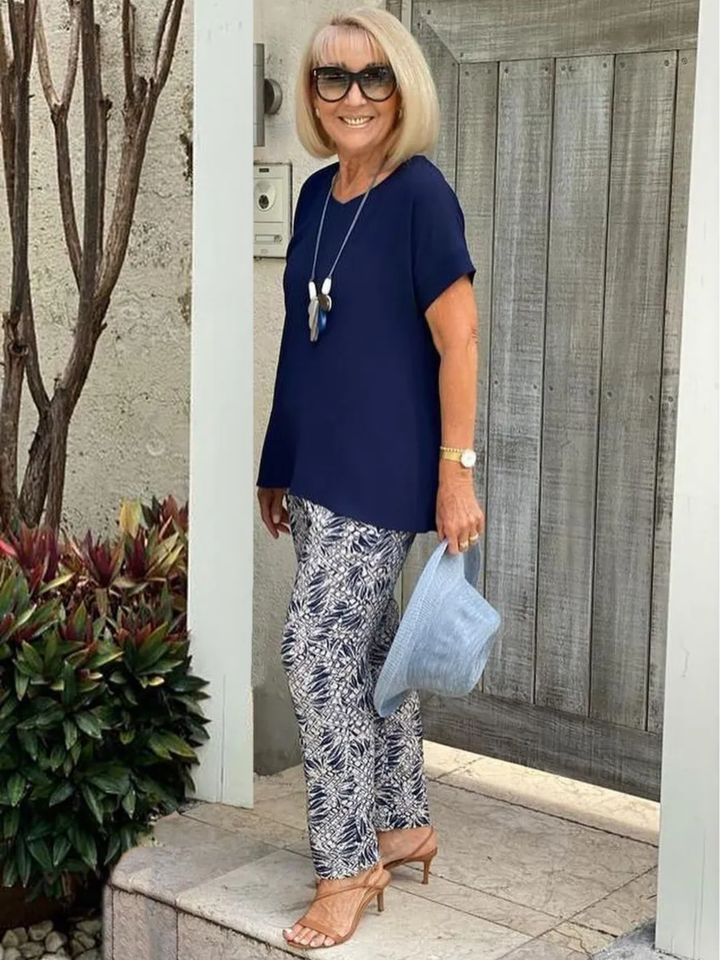 Women's lightweight casual set for summer comfort outfit