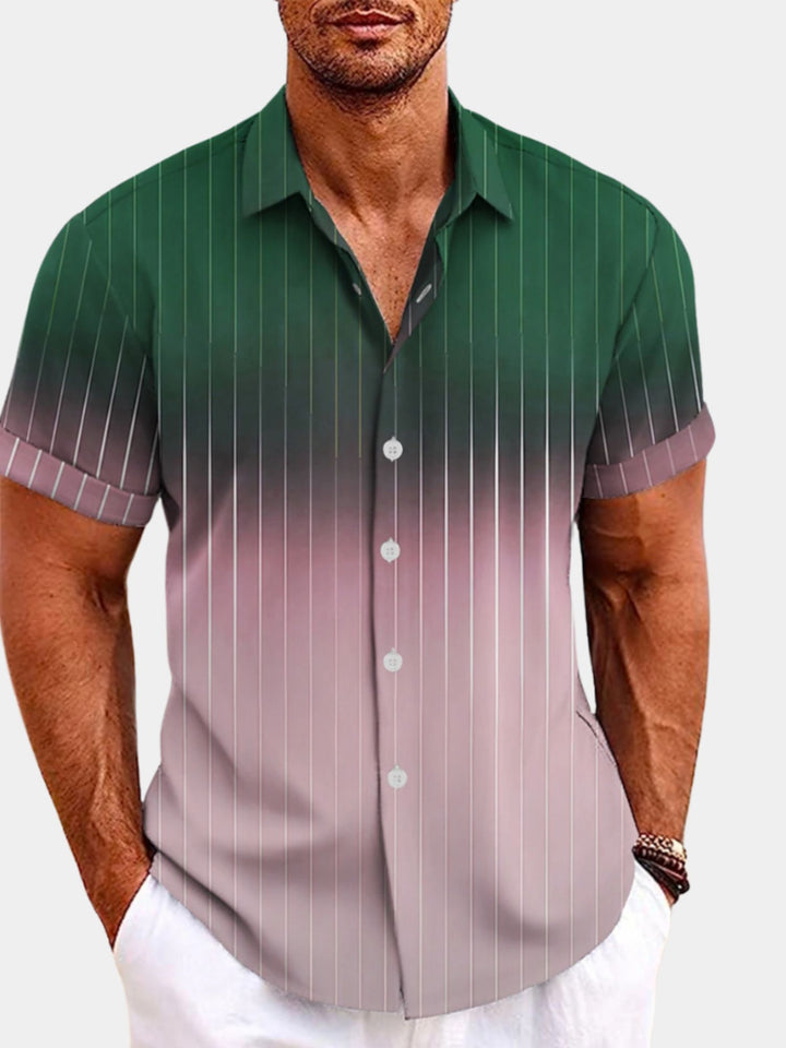Men’s Office Shirt Breathable Lightweight Smart Casual Work Wear