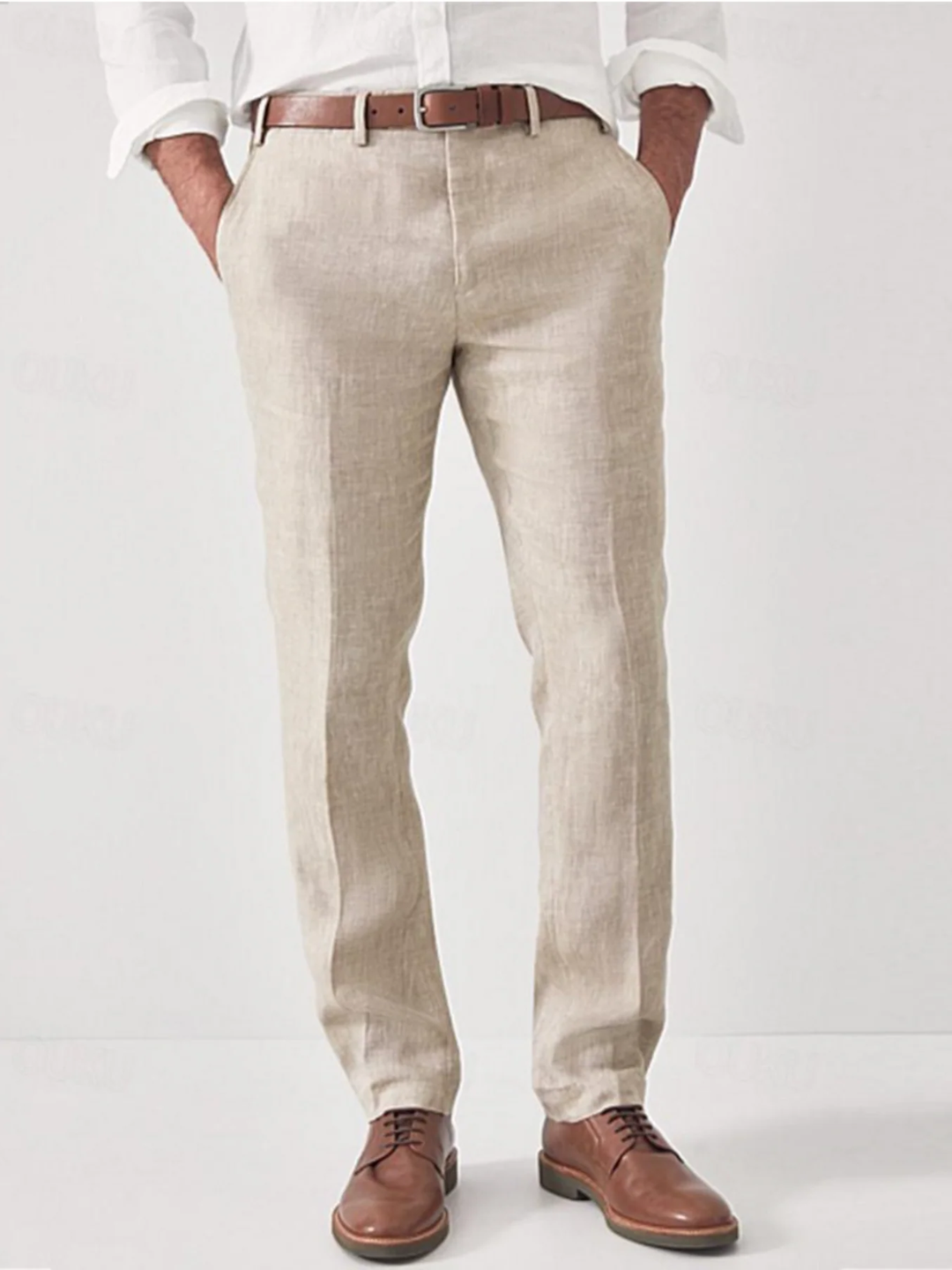 Men's Classic Elegant Dress Pants Formal Wear
