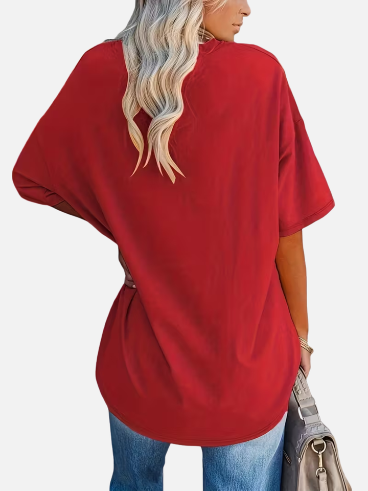 Women’s Blouse for Summer Work Casual Soft Stretch Loose Fit Top