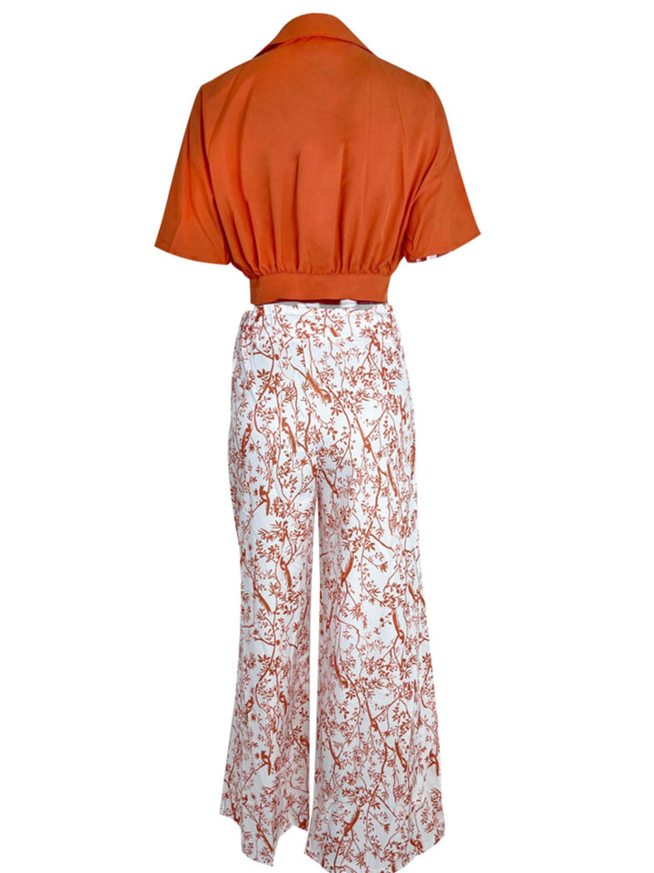 Two Piece Set Women Premium Satin Travel and Evening Wear