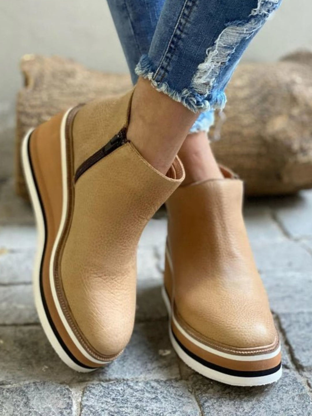 Women Waterproof Ankle Boots for Daily Wear and Outdoor Use