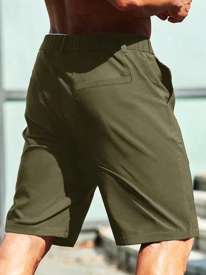 Men’s Cotton Cargo Shorts Comfortable Summer Casual Straight Fit