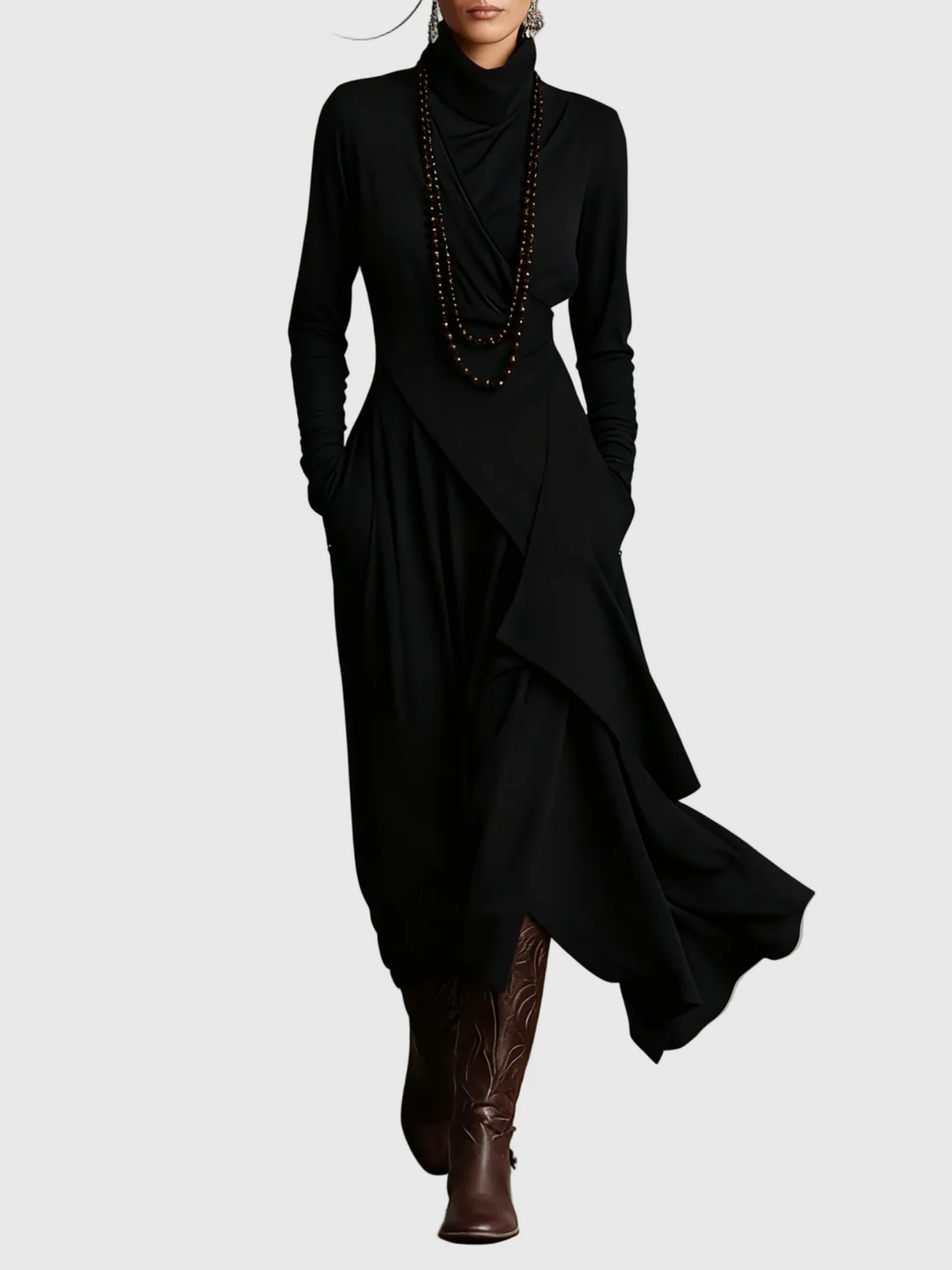 Women’s Pleated Maxi Dress Violet Wedding Guest Outfit