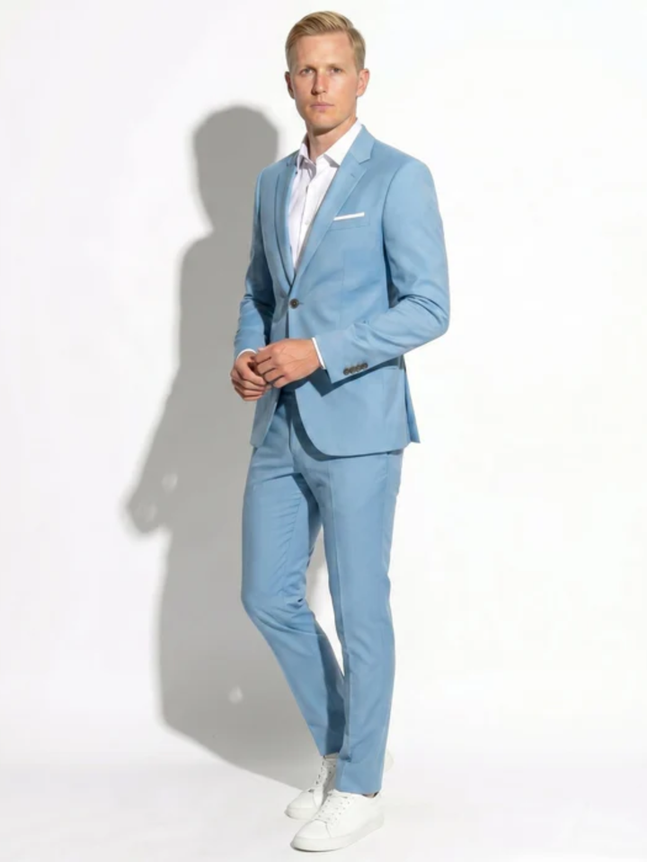 Men's slim fit wedding suit for groom modern tailored fit