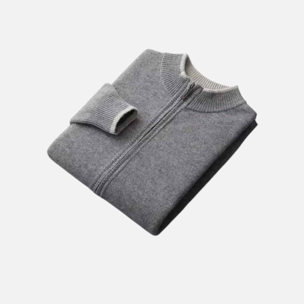Aurevien | Men’s Wool Lounge Set in Heritage Grey