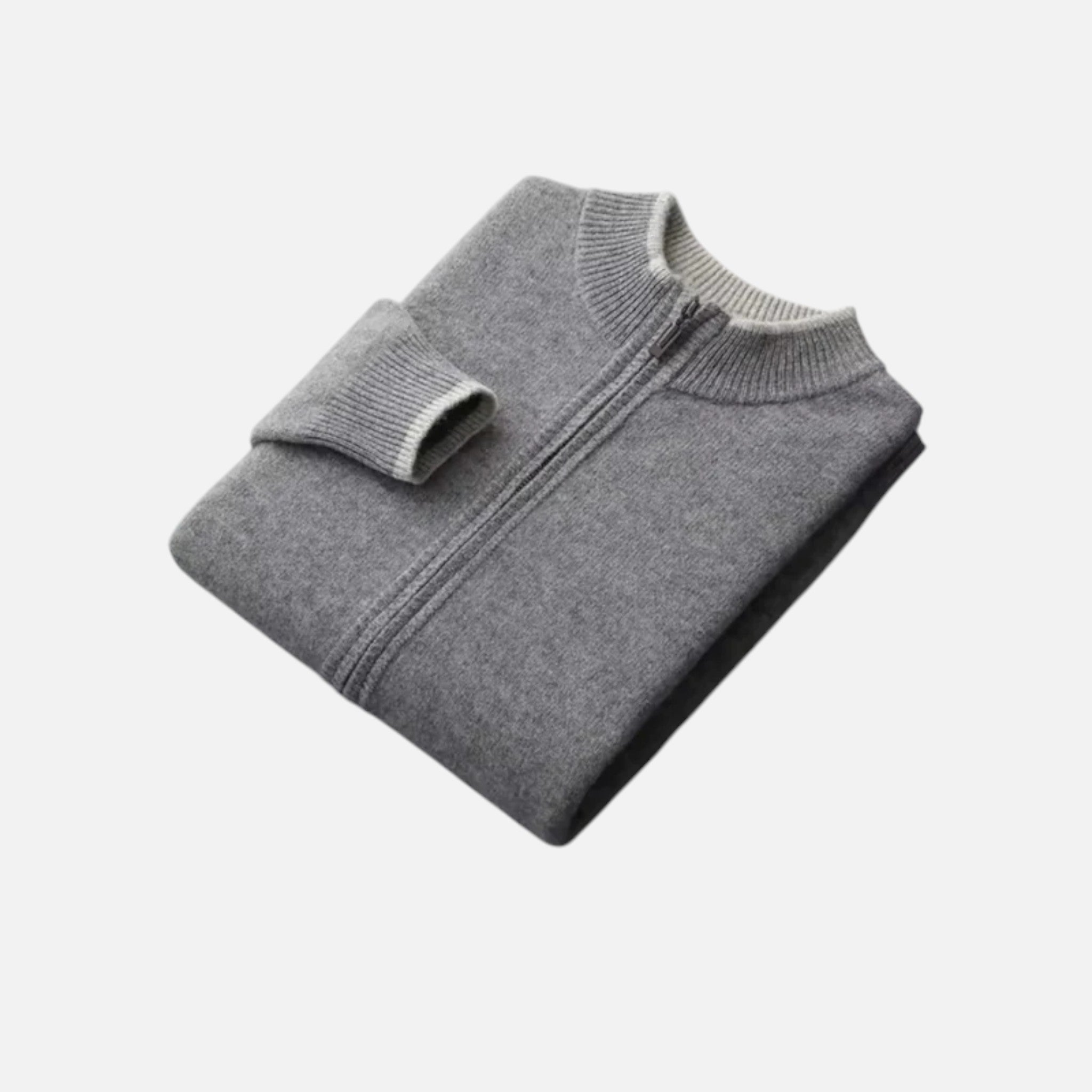 Aurevien | Men’s Wool Lounge Set in Heritage Grey