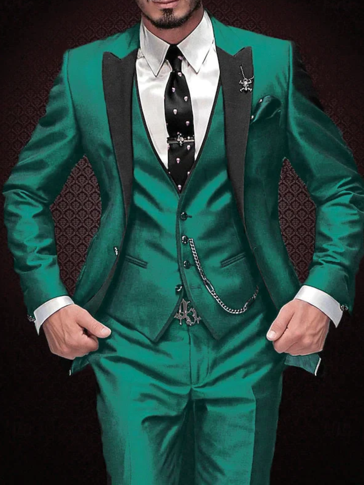 Men’s Linen Suit for Summer Wedding Lightweight Breathable Set