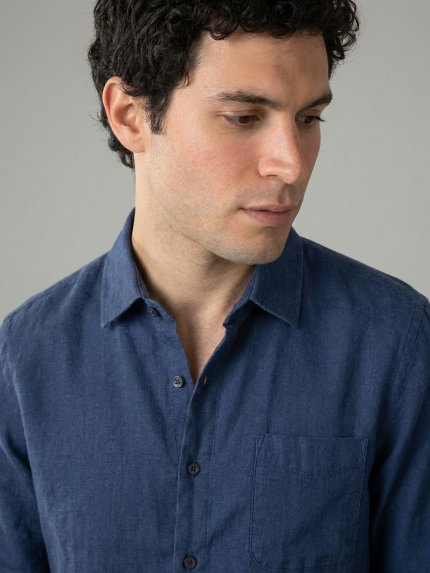 Linen Shirt Men’s Timeless Comfort Slim Fit Summer Top