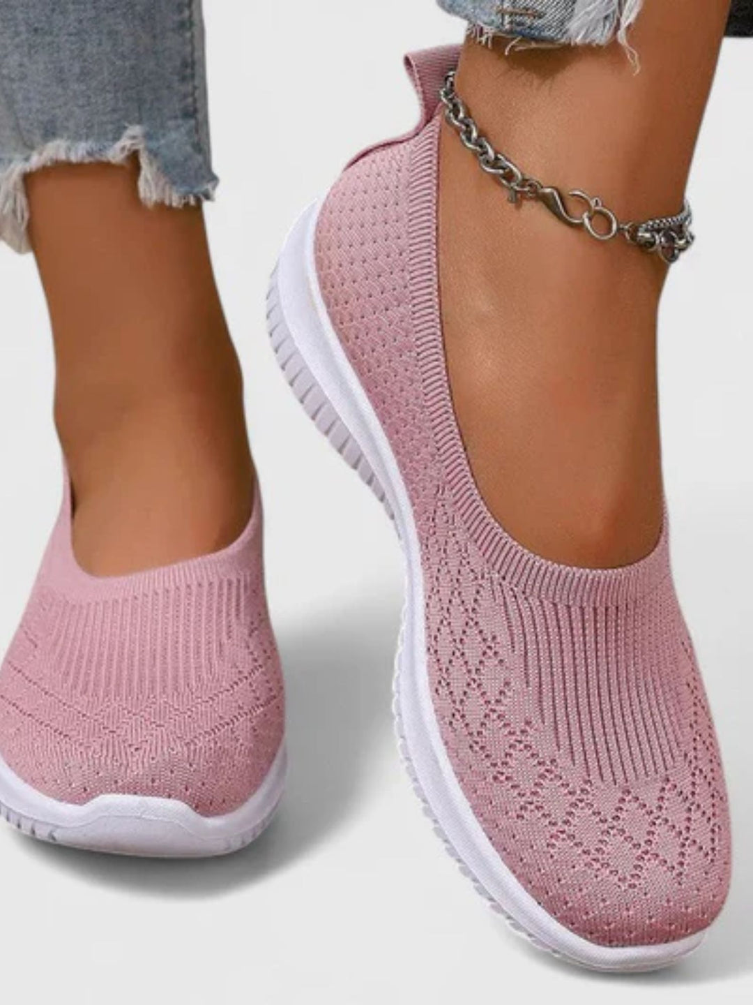 Women’s Slip On Walking Shoes Lightweight Cushion Pain Relief Fit