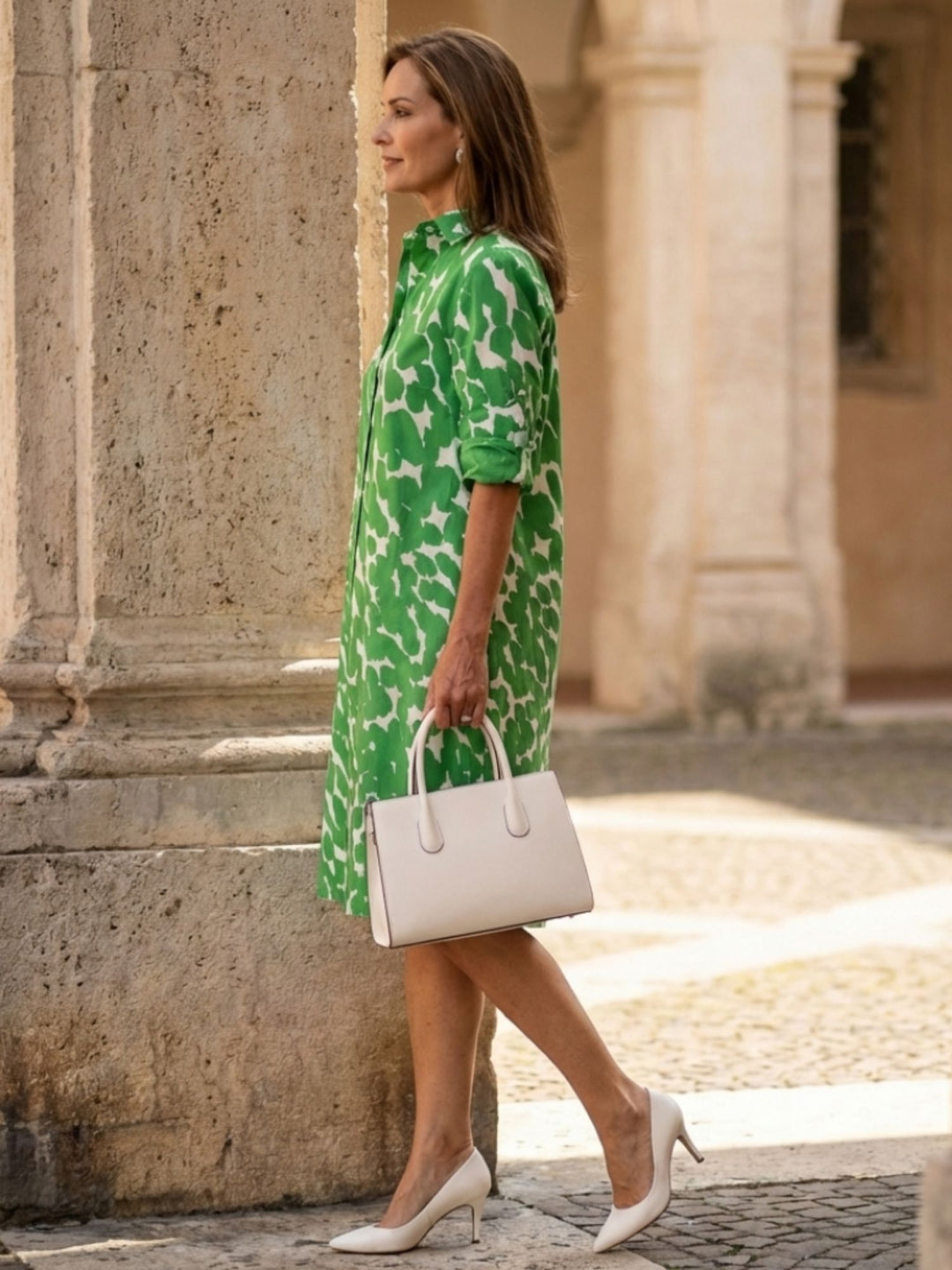 Women Lightweight Midi Dress Comfortable Daily Summer Wear