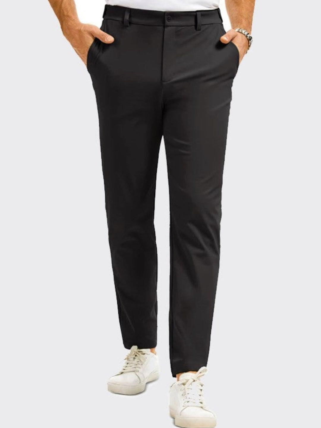 Pants Comfortable Straight Leg Men Pants for Business Casual
