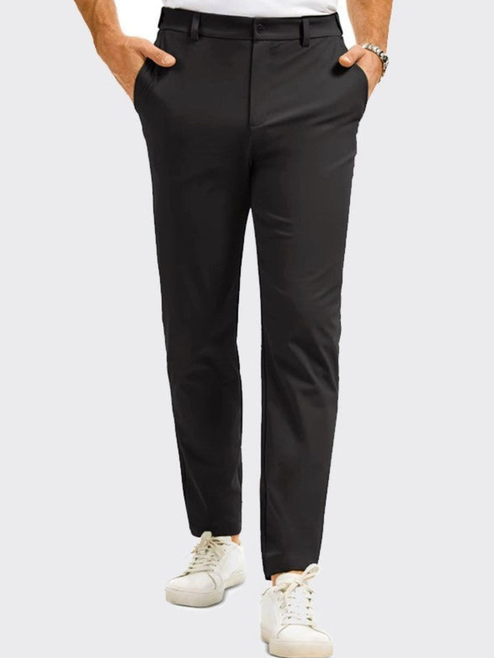 Pants Comfortable Straight Leg Men Pants for Business Casual