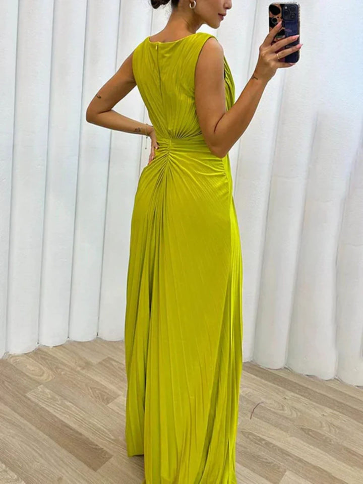 Women’s Elegant Maxi Dress Slim Fit Formal Wedding Guest Outfit