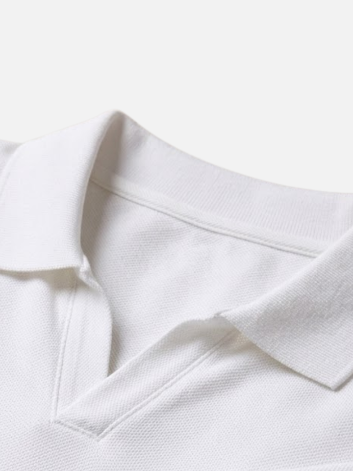 Men’s Short Sleeve Polo Soft Knit Comfortable Casual Wear