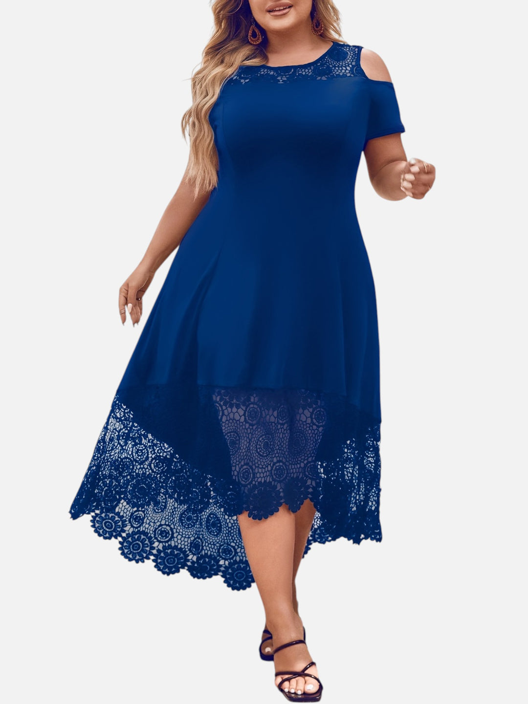 Women’s Plus Size A-Line Dress for Wedding Guest and Parties