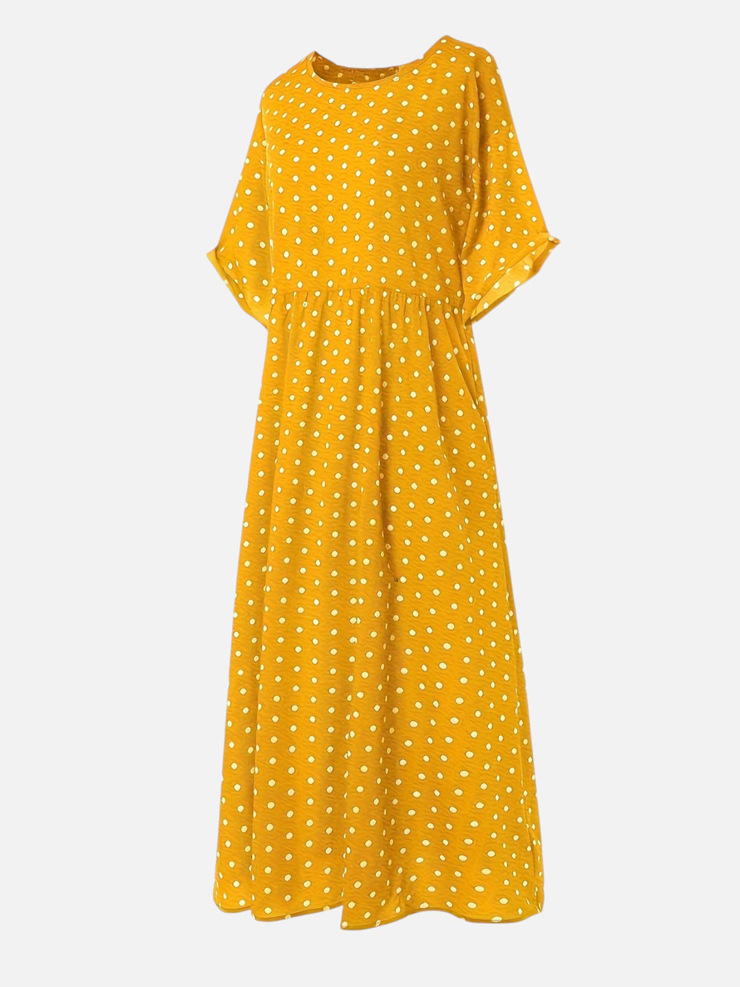 Women’s Polka Dot Maxi Dress Casual Loose Fit Summer Outfit