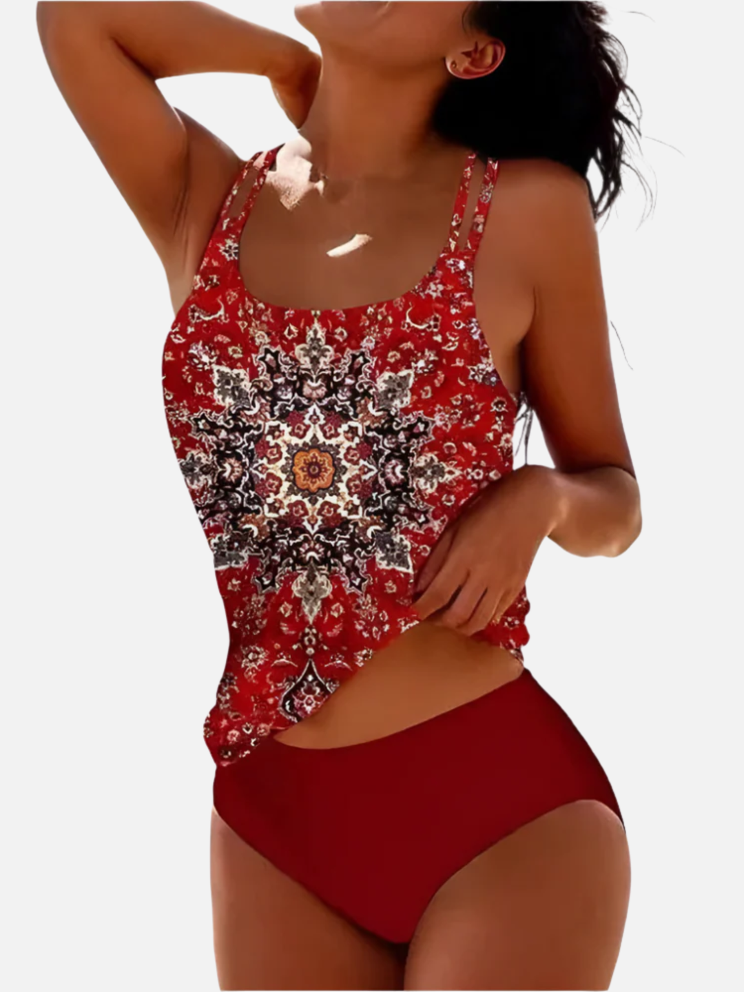 Women’s Swim Dress Set Stretch Fabric Slim Fit Summer Beach