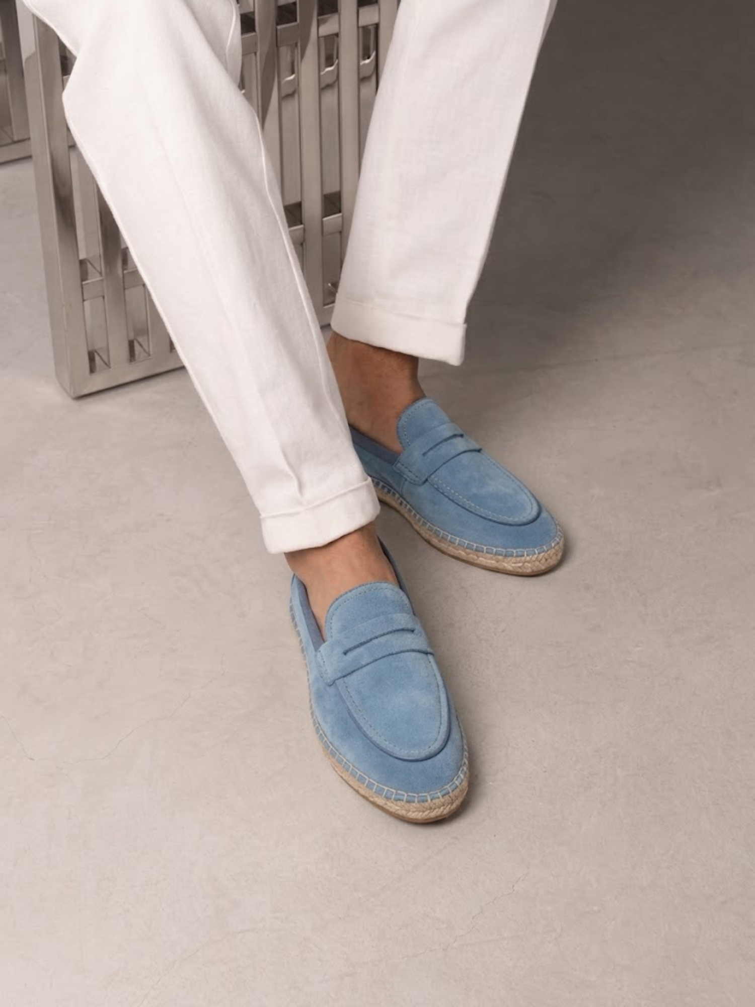 Men’s Lightweight Espadrille Loafers Slip-On Summer Shoes