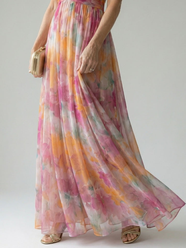 Sleeveless Wrap Dress Women Lightweight Elegant Casual Wear