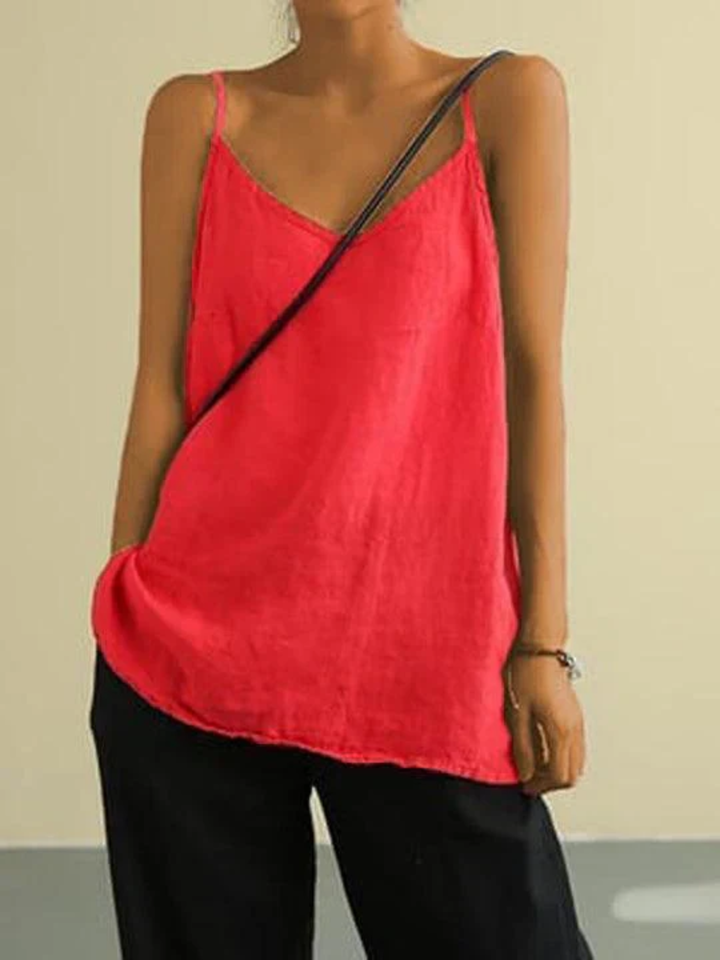 Women’s Lightweight Spaghetti Strap Cami Summer Casual Top