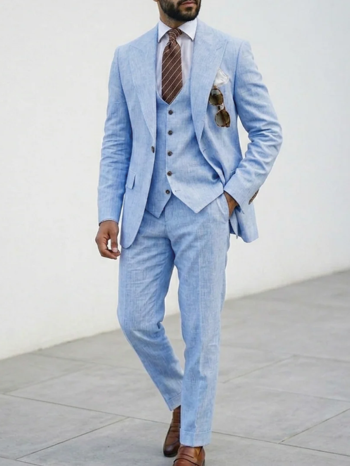 Men's 3 piece suit for wedding slim fit formal suit set