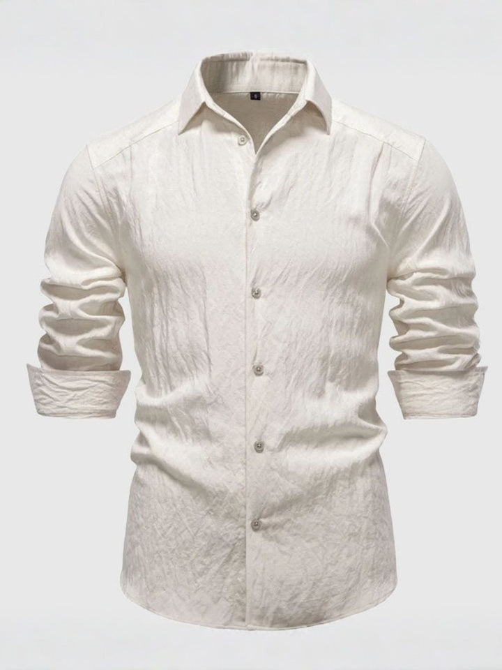 Shirt Men Long Sleeve Button Up for Office and Casual Wear