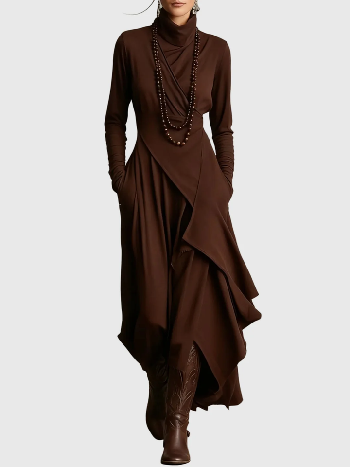 Women’s Pleated Maxi Dress Violet Wedding Guest Outfit