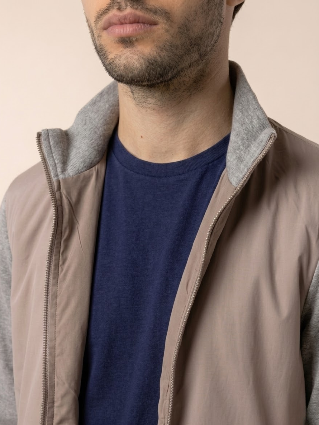 Men's Lightweight Summer Bomber Jacket Casual Cotton Zip Front