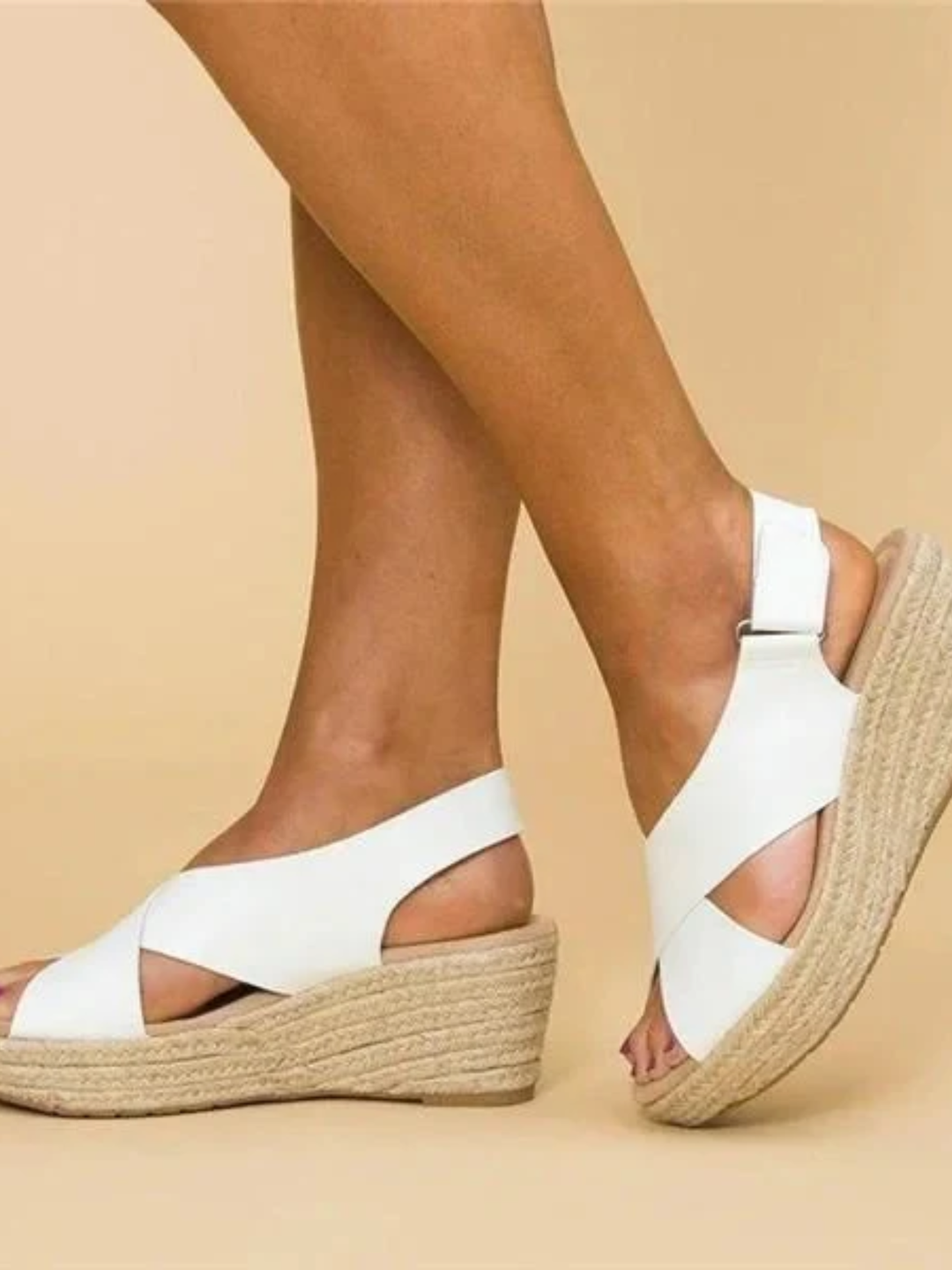 Women's orthopedic wedge sandals for all-day walking comfort