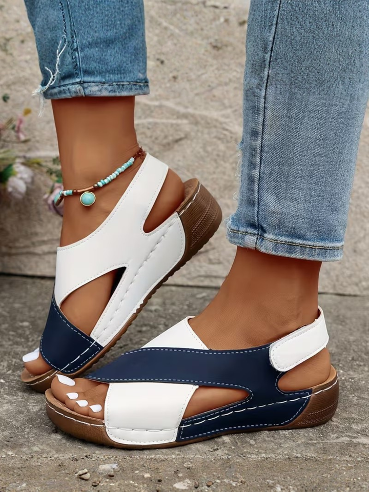 Women’s Cross Strap Sandals for Walking Comfort Summer Outdoor