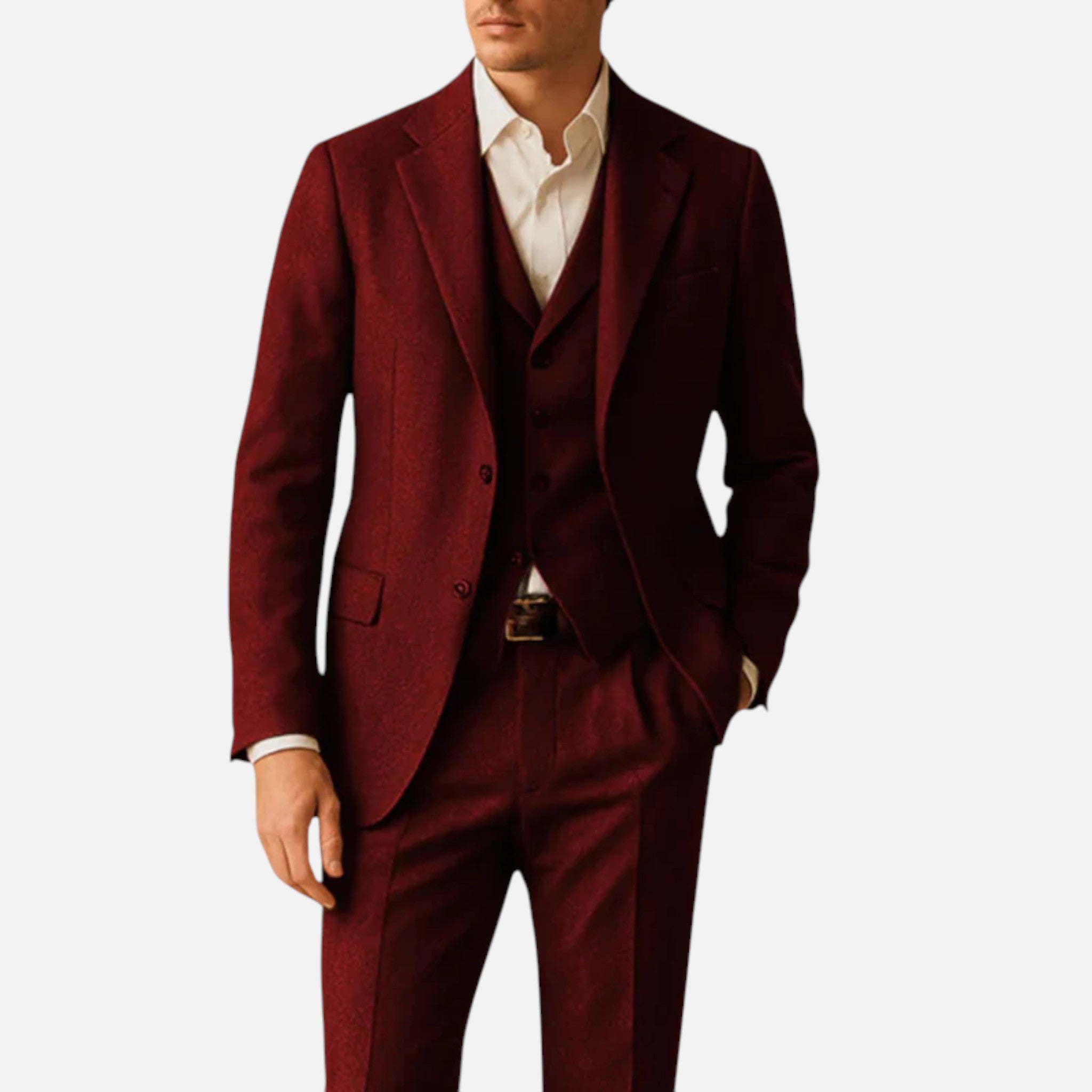 Aurevien | Men’s Vintage Wool Three-Piece Suit