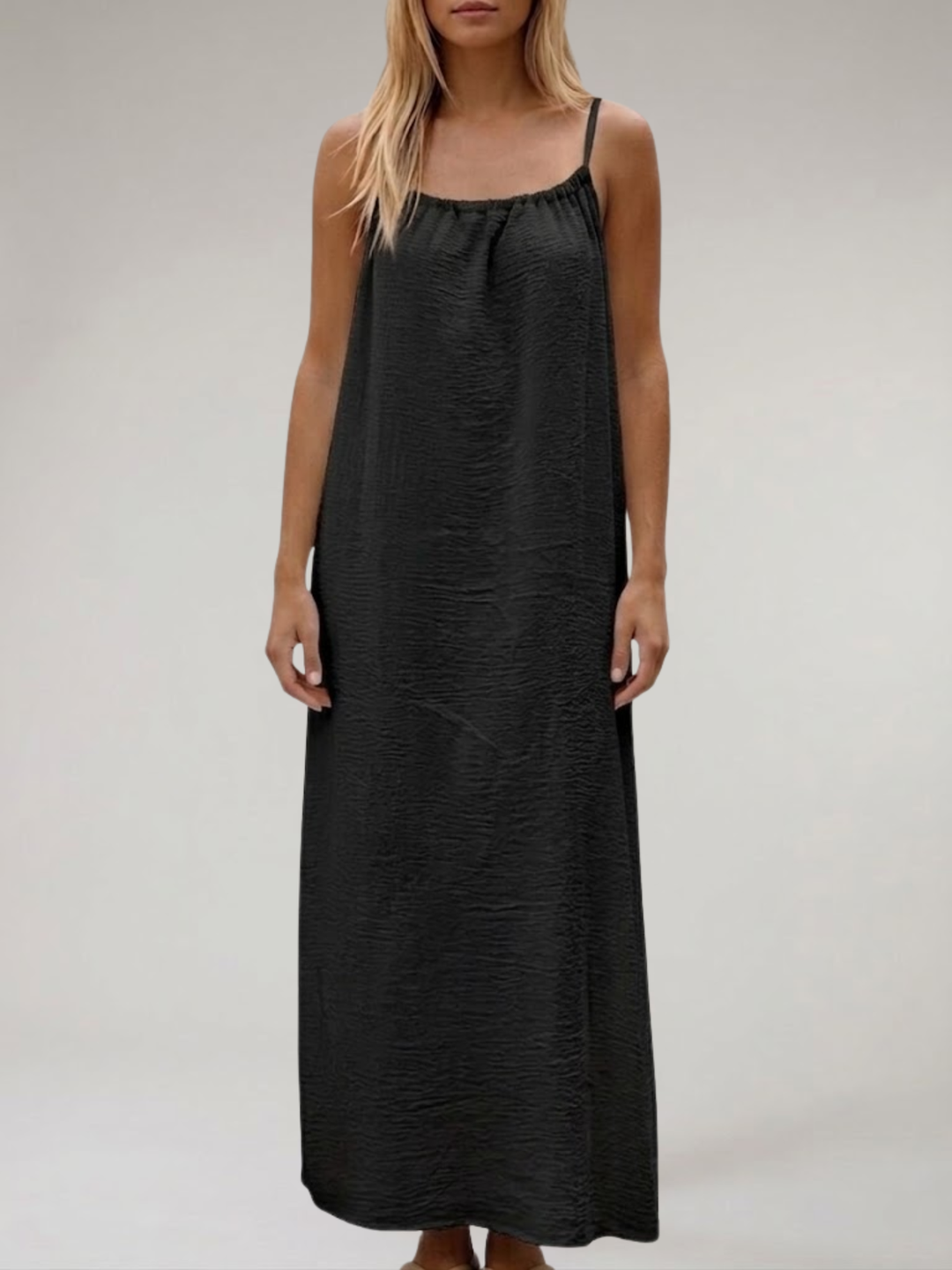 Women’s Backless Maxi Dress Loose Fit Summer Vacation Wear