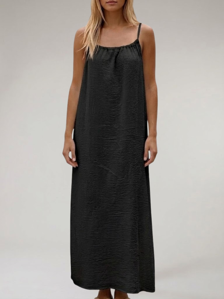 Women’s Backless Maxi Dress Loose Fit Summer Vacation Wear
