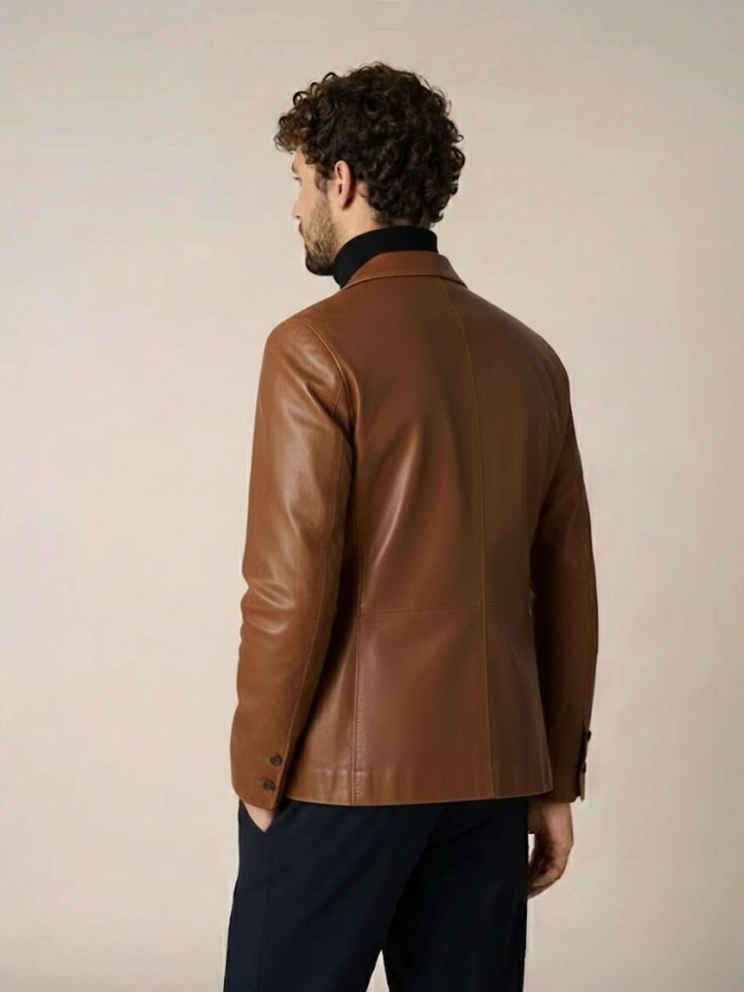 Aurevien | Men’s Leather Blazer Jacket – Refined Oxford Heritage