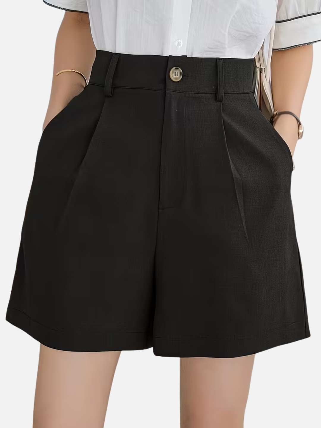 Women’s High Waisted Dress Shorts Elegant Summer Office Wear