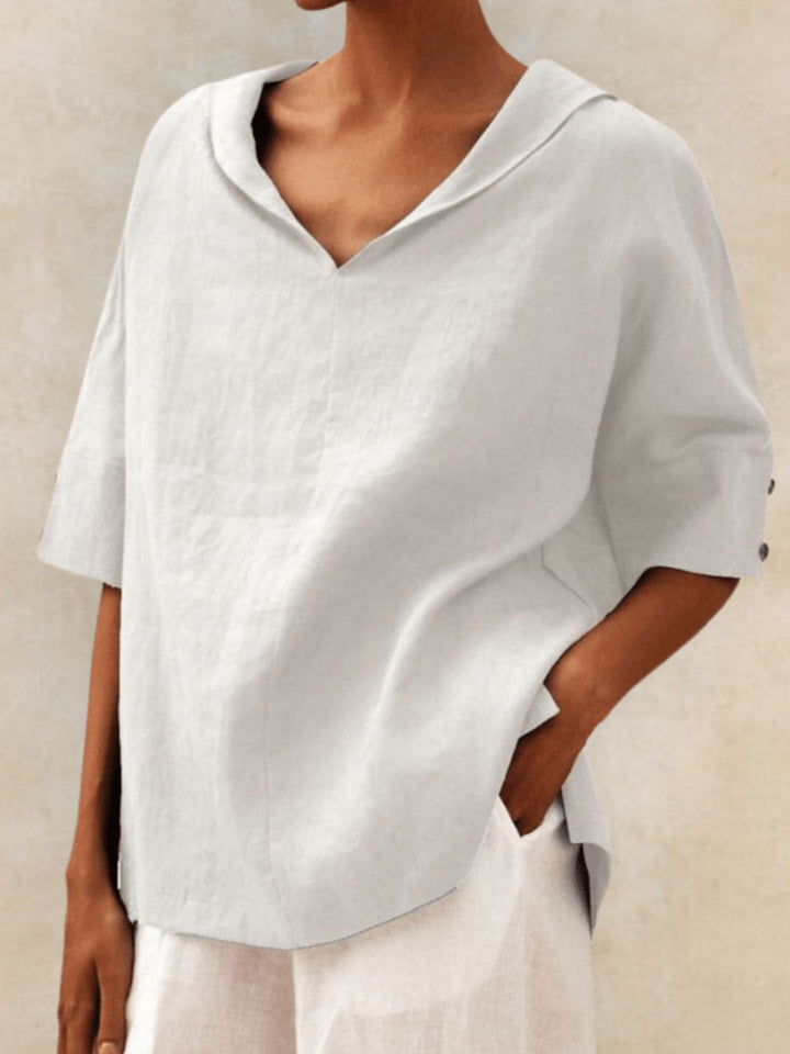 Women Loose Fit Cotton Shirt Comfortable Oversized Style for Daily Wear