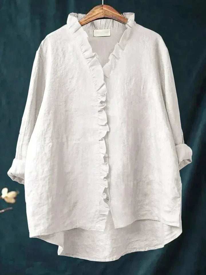 Elegancka casualowa bluzka damska, oddychająca, miękka, luźny krój