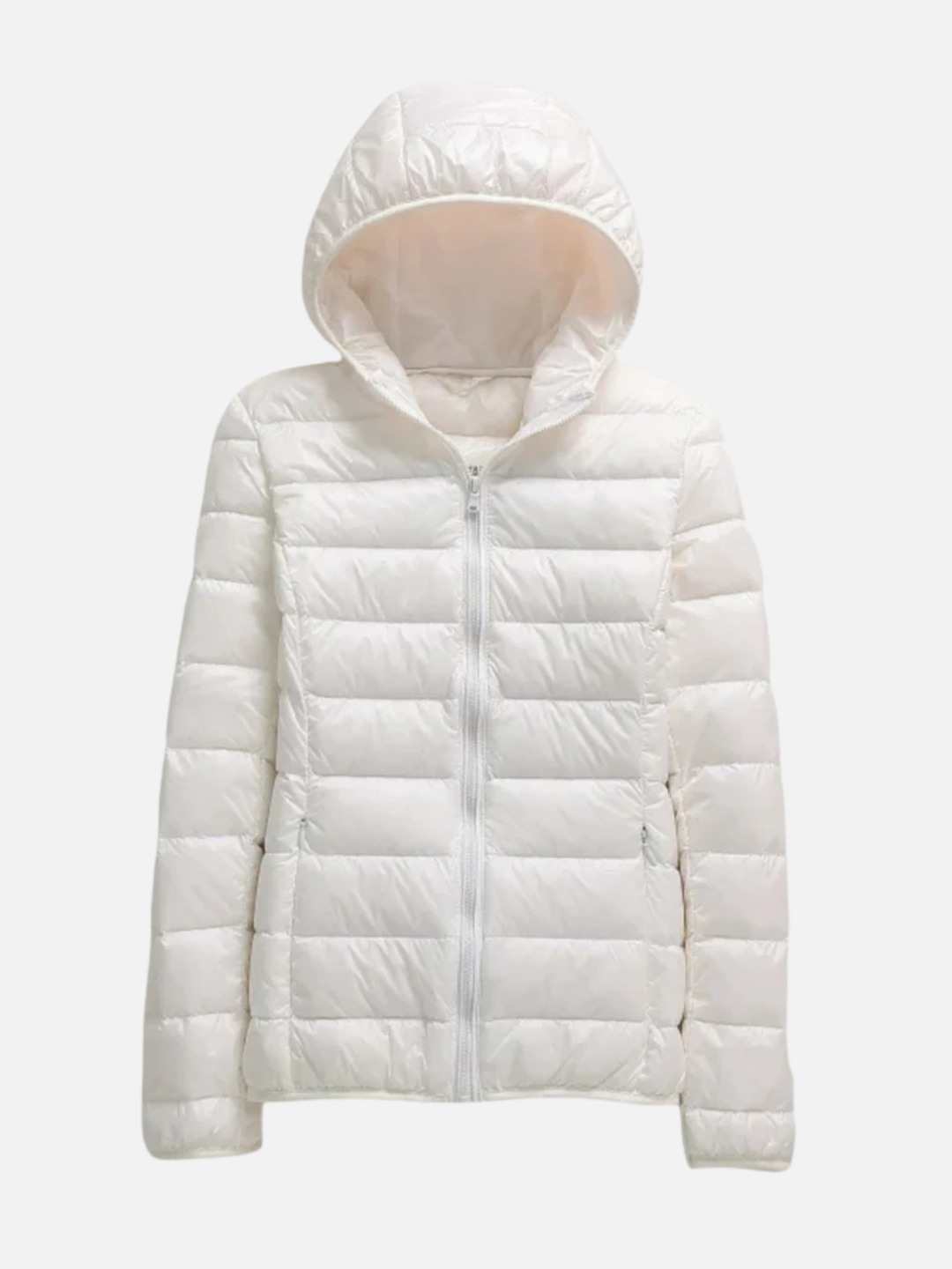Women's Lightweight Down Jacket Hooded for Spring Weather