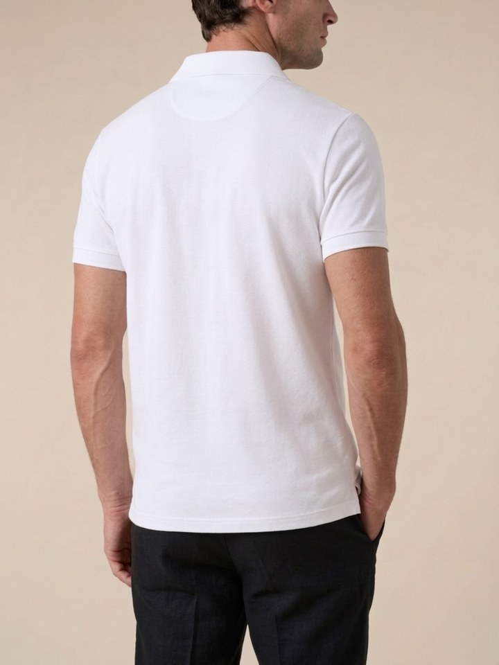 Men’s Short Sleeve Polo Soft Knit Comfortable Casual Wear