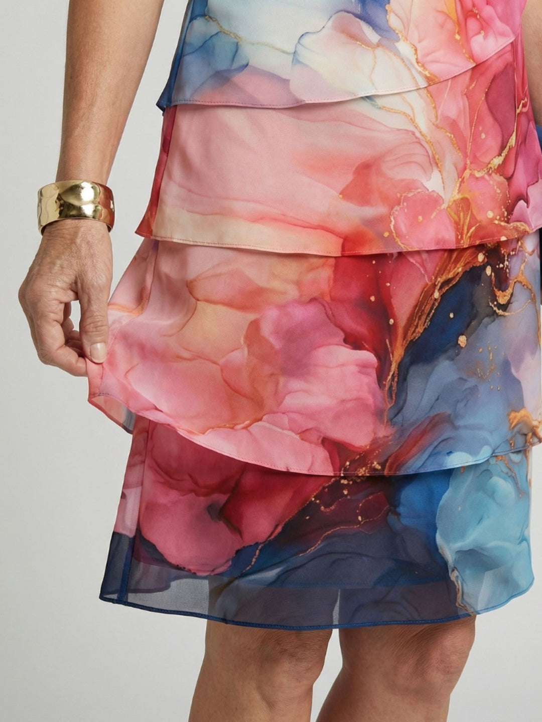 Casual Floral Dress Women Soft Lightweight Everyday Outfit