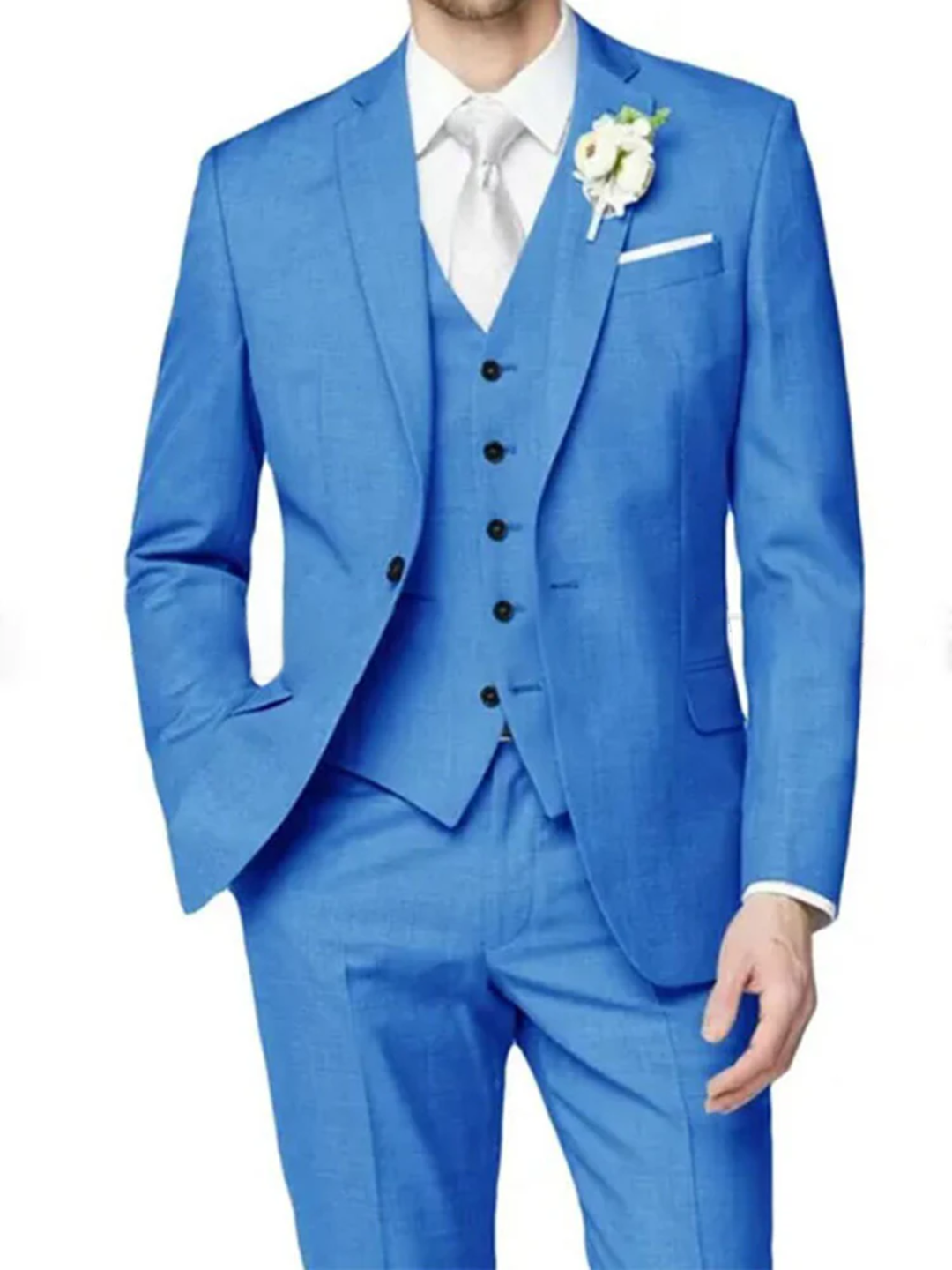 Men's lilac wedding suit slim fit one button formal
